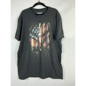 MAD Engine Graphic T-Shirt American Flag Eagle Patriotic USA Pride Mens LG